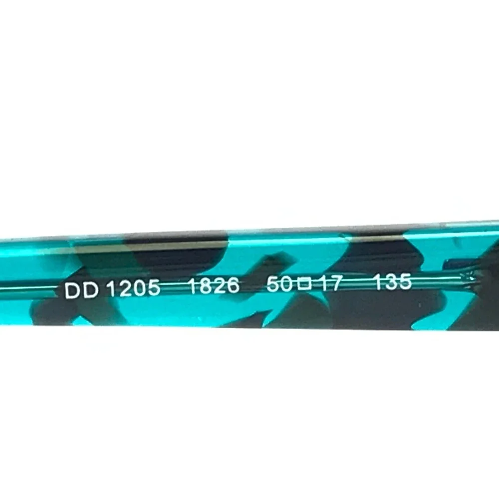 Dolce & Gabbana Petite Eyeglasses Frames DD1205 1826 Black Blue 50-17-135